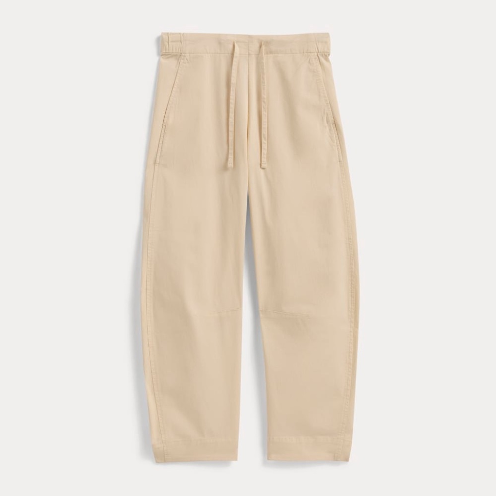 Everlane Women's Easy Barrel Pant in Canvas, Size Extra Small, Cotton/Twill